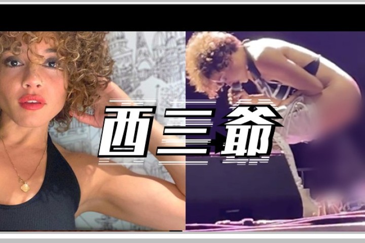 乐队女主唱音乐节玩骚操作，台下观众全都看傻了…