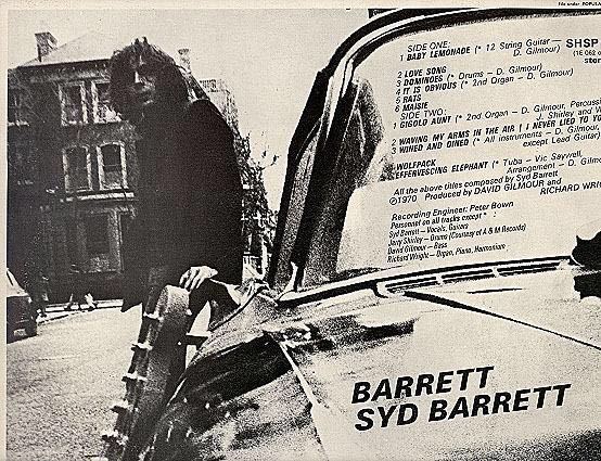他是第一个完成太空旅行的摇滚者，缔造了PinkFloyd——永远闪耀的钻石，Syd Barrett